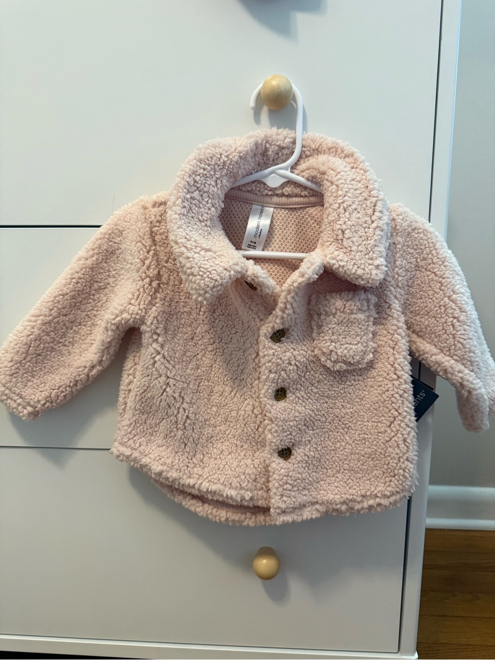 Modern Moments sherpa button up jacket